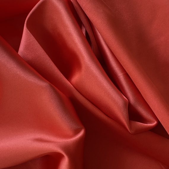 Silk Satin With Spandex 19MM Sugar Coral fabric