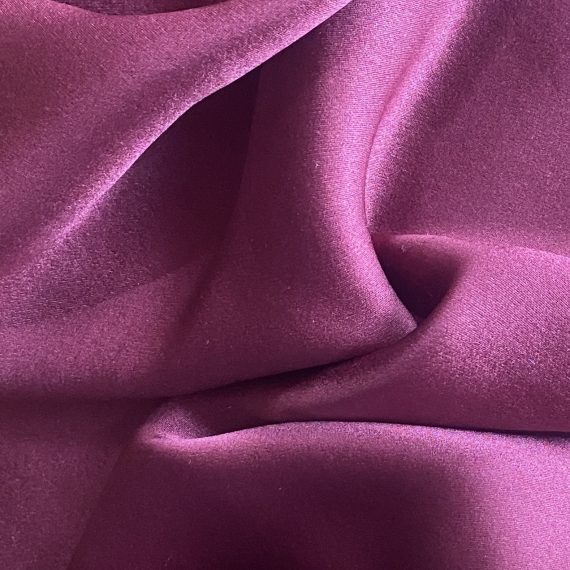 Silk Satin With Spandex 19MM Violet Indigo fabric