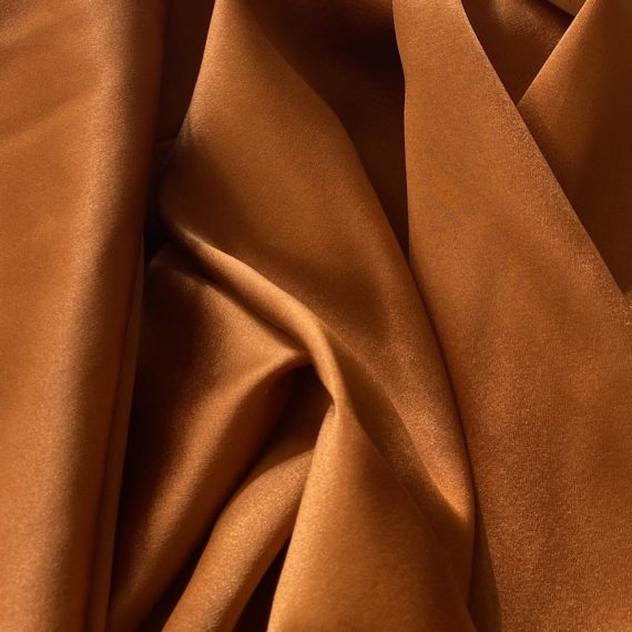 Silk Satin With Spandex 19MM Caramel fabric