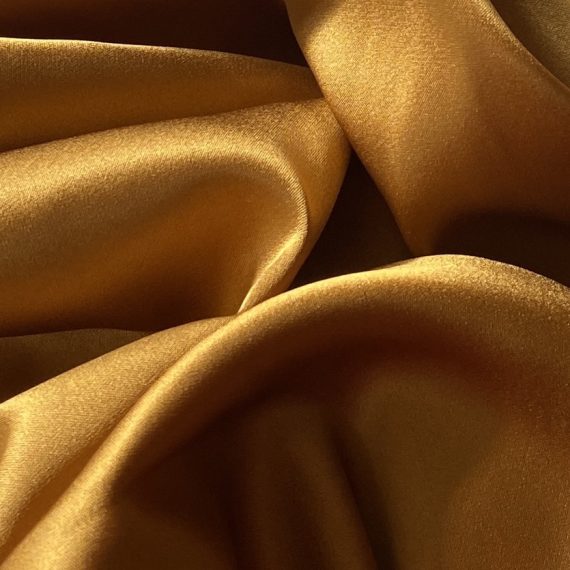 Silk Satin With Spandex 19MM Oak Brown fabric