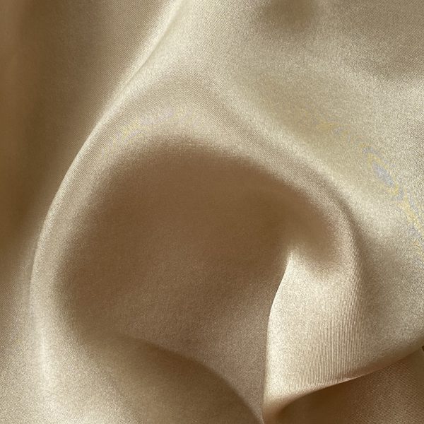 Silk Satin With Spandex 19MM Almond fabric
