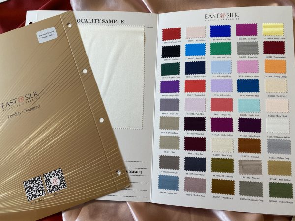 Silk Satin with Spandex 19mm Colour Card
