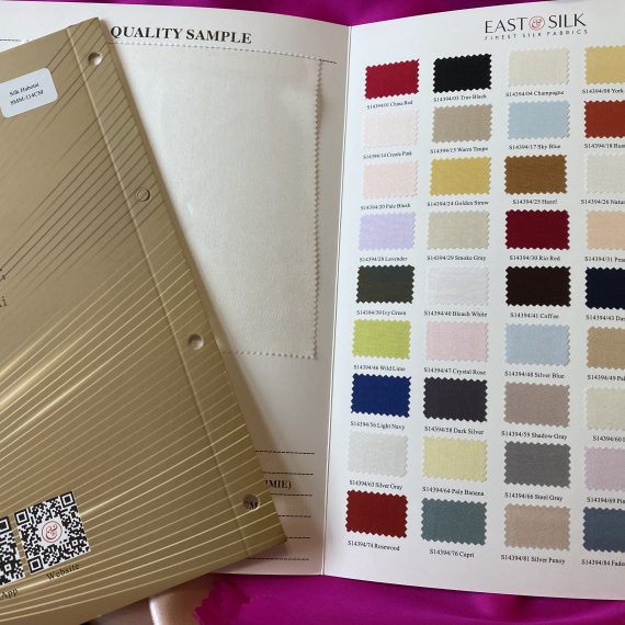 Silk Habotai 8mm Colour Card