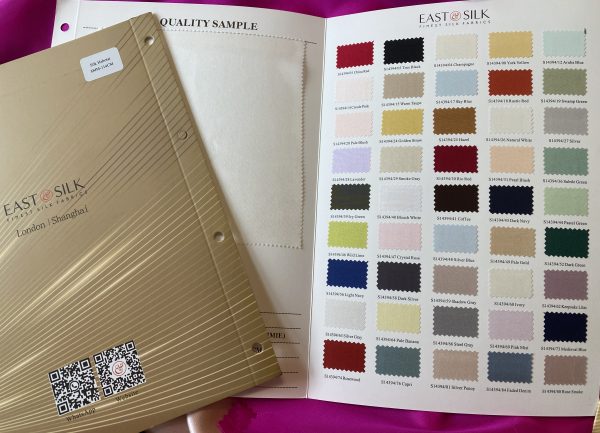 Silk Habotai 8mm Colour Card