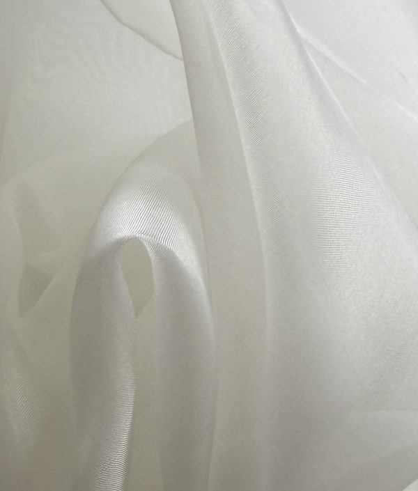 Silk Organza Bleach White 5.5MM fabric
