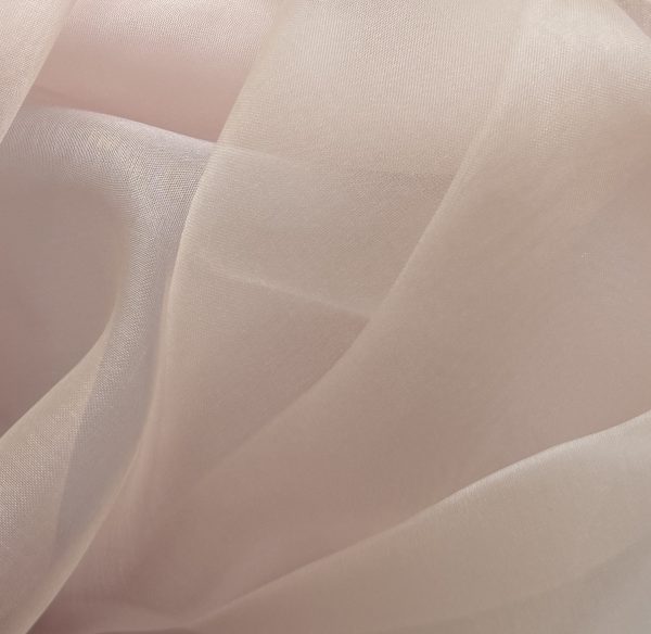Silk Organza Creole Pink 5.5MM fabric
