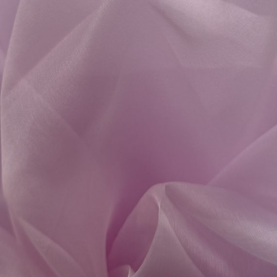 Silk Organza Crystal Rose 5.5MM fabric