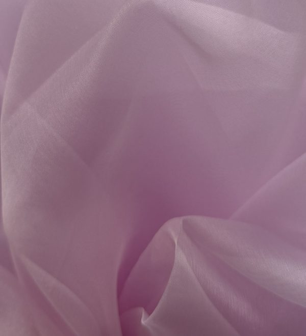 Silk Organza Crystal Rose 5.5MM fabric