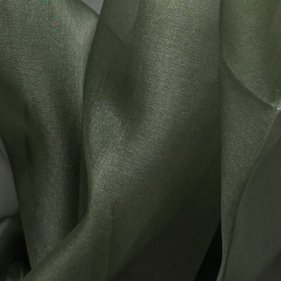 Silk Organza Dark Green 5.5MM fabric