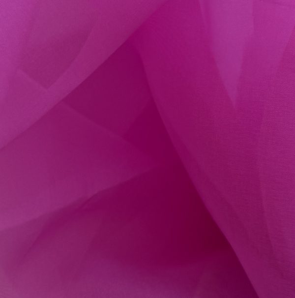 Silk Organza Deep Fuchsia 5.5MM fabric