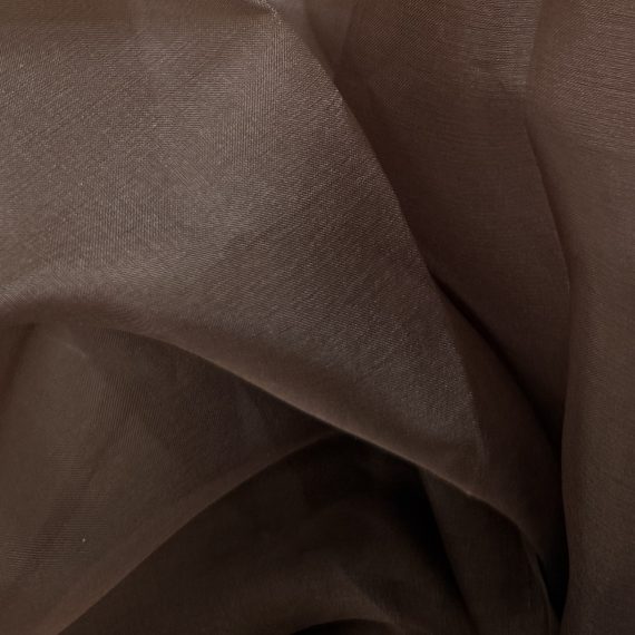 Silk Organza Deep Taupe 5.5MM fabric