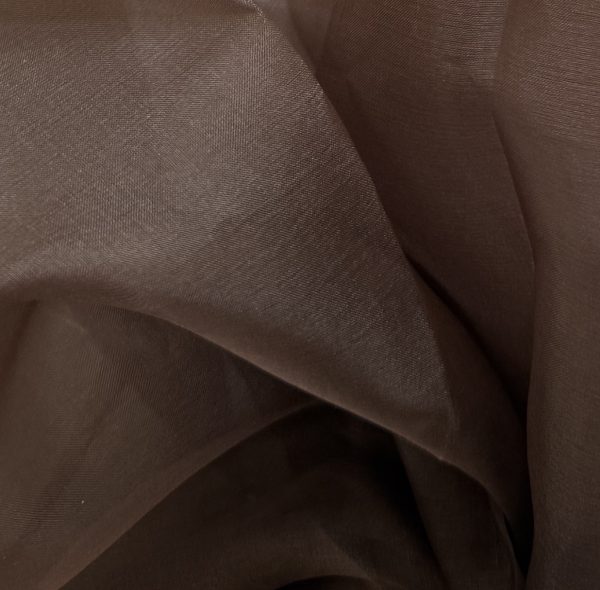 Silk Organza Deep Taupe 5.5MM fabric