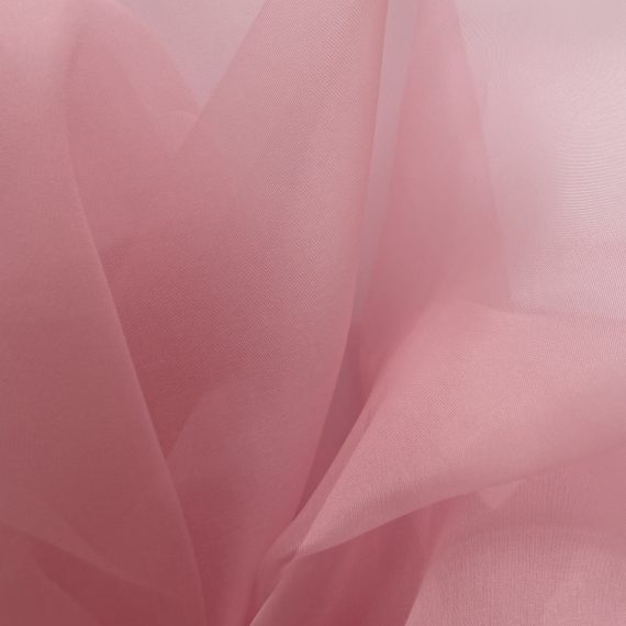 Silk Organza Dusty Rose 5.5MM fabric