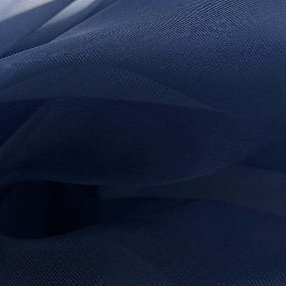 Silk Organza Light Navy 5.5MM fabric