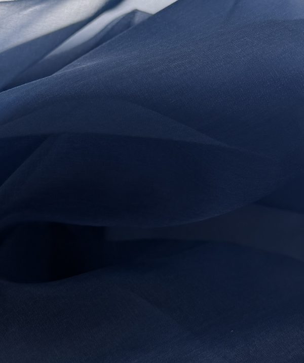 Silk Organza Light Navy 5.5MM fabric