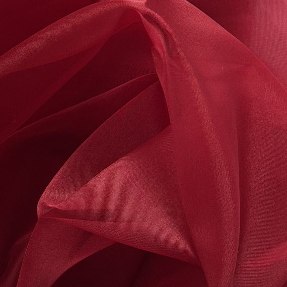 Silk Organza Maroon 5.5MM fabric