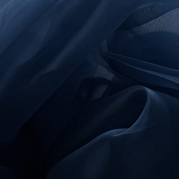Silk Organza Midnight 5.5MM fabric