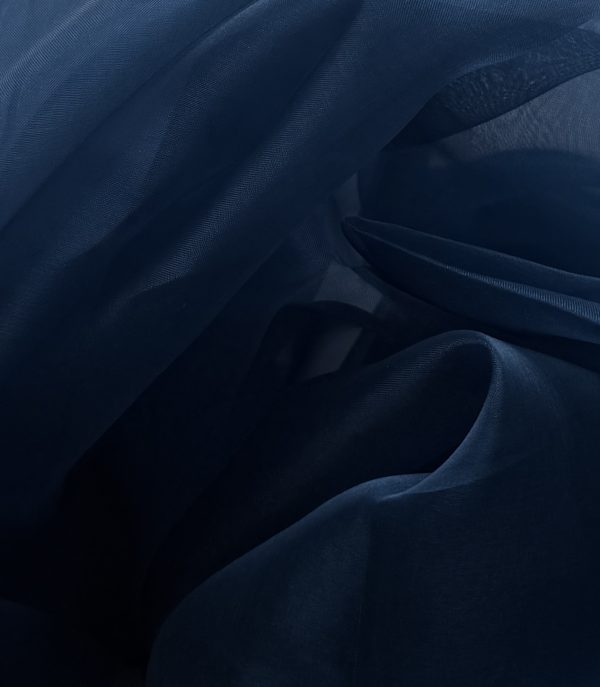 Silk Organza Midnight 5.5MM fabric