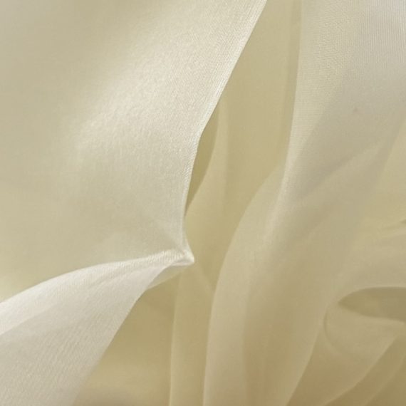 Silk Organza Pale Banana 5.5MM fabric