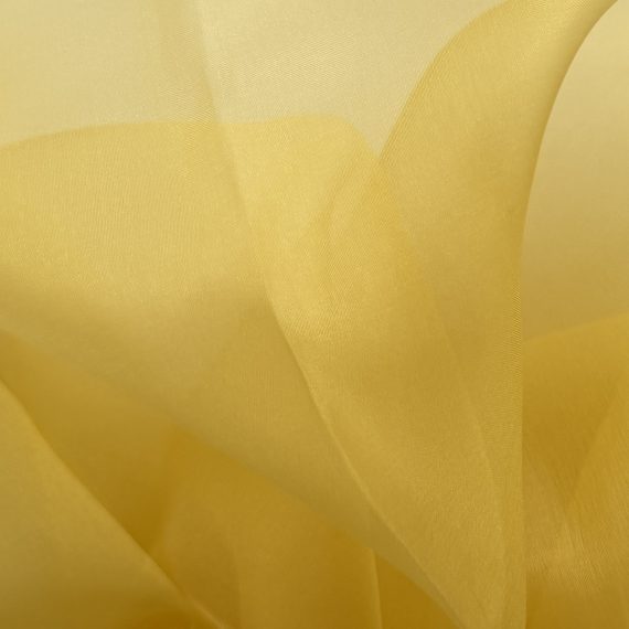 Silk Organza Primrose Yellow 5.5MM fabric