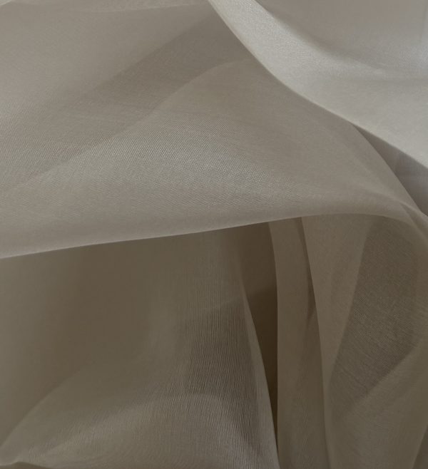 Silk Organza Silver 5.5MM fabric