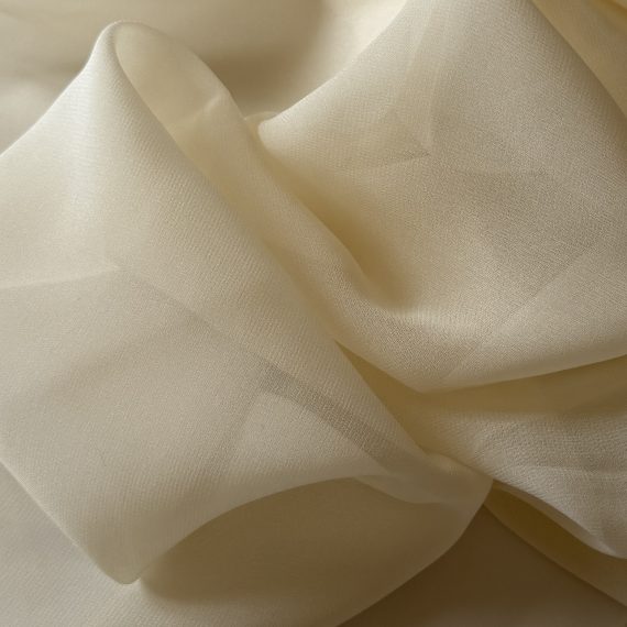 Silk Georgette Champagne 10MM fabric