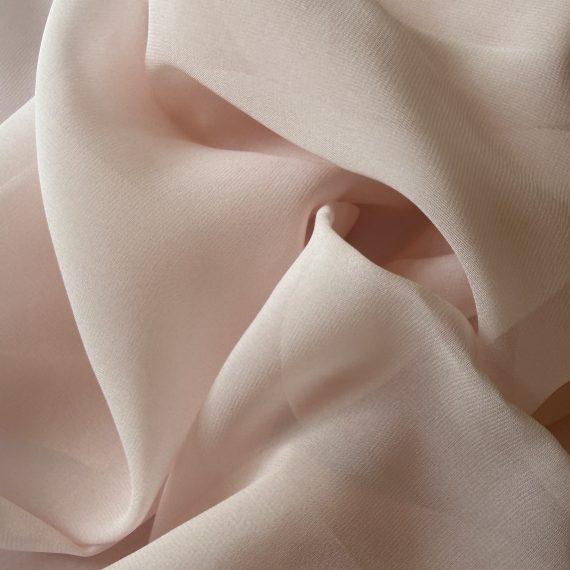 Silk Georgette Creole Pink 10MM fabric