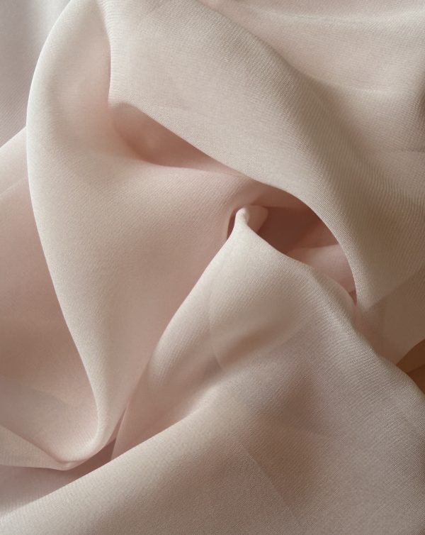 Silk Georgette Creole Pink 10MM fabric