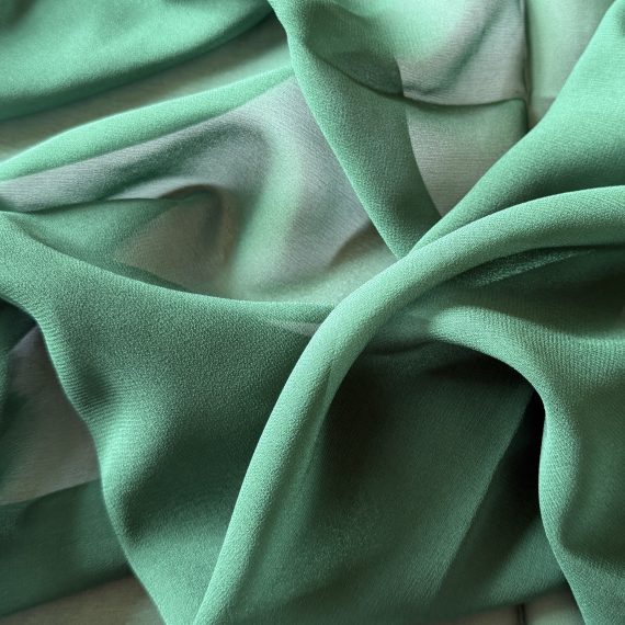 Silk Georgette Dark Green 10MM fabric