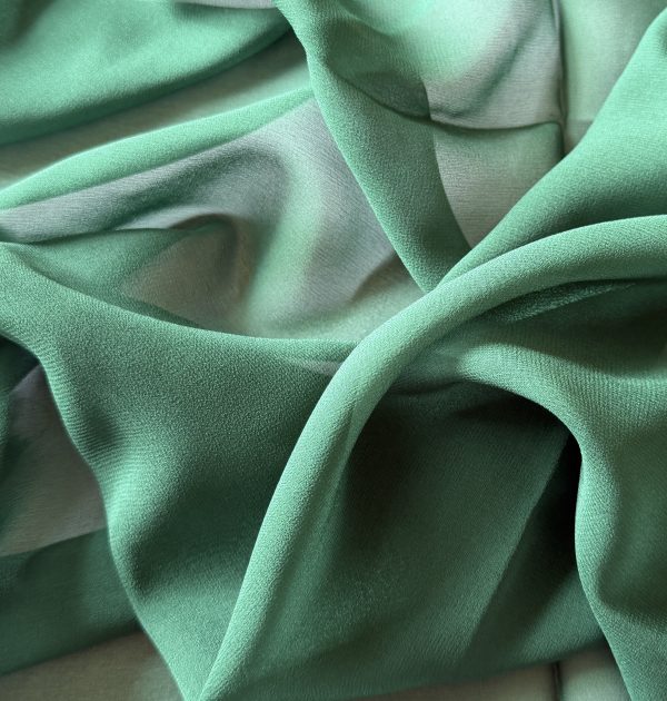 Silk Georgette Dark Green 10MM fabric