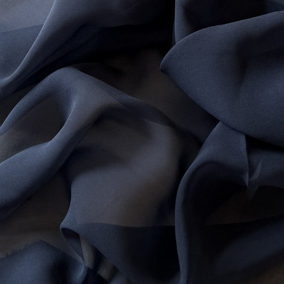 Silk Georgette Dark Navy 10MM fabric