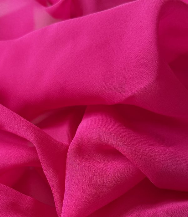 Silk Georgette Deep Fuchsia 10MM fabric