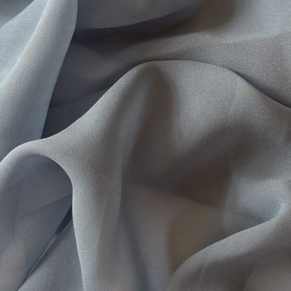 Silk Georgette Faded Denim 10MM fabric