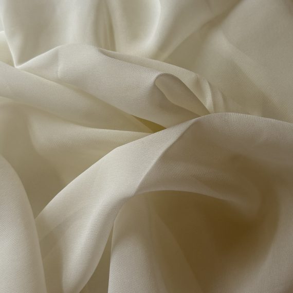 Silk Georgette Ivory 10MM fabric