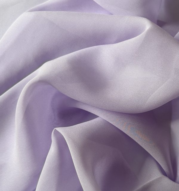 Silk Georgette Lavender 10MM fabric
