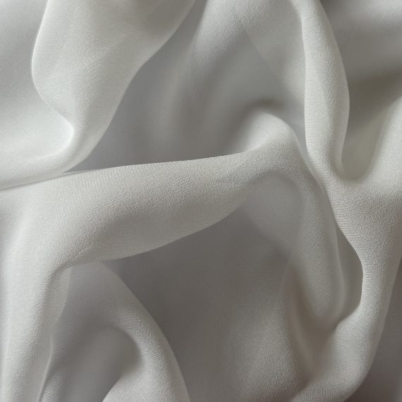 Silk Georgette Natural White 10MM fabric