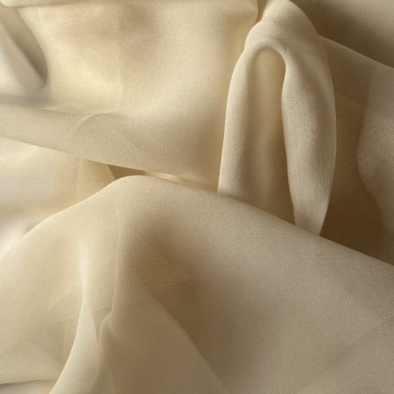 Silk Georgette Smoke Grey 10MM fabric