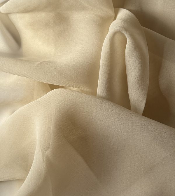 Silk Georgette Smoke Grey 10MM fabric