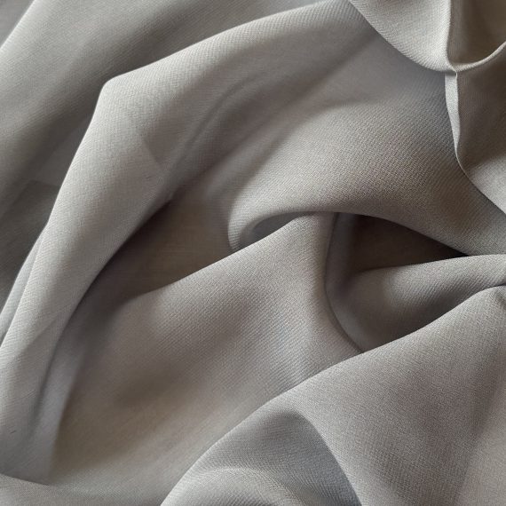 Silk Georgette Steel Gray 10MM fabric