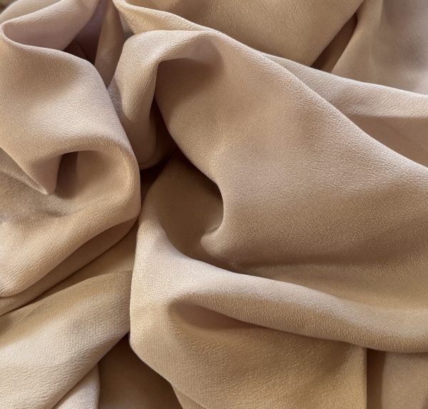 Clearance Silk Crepe De Chine 16mm Violet Ice 2m Only